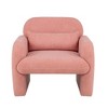 Teddy Fleece Single Sofa Chair with Arms and Pillow - 4 of 4