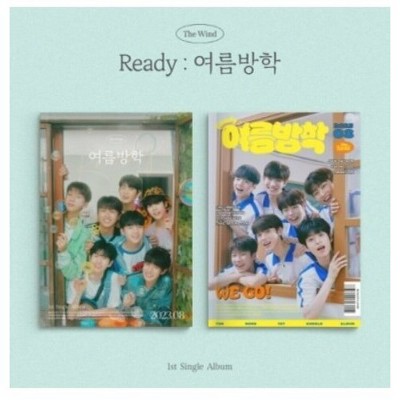 Wind - Ready - Summer Vacation (Random Cover) - incl. 74pg Photobook, Picture Diary Postcard, Polaroid Photo, Envelope, Photocard + Unit Photocard