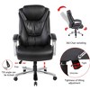 High backrest PU material office chair with adjustable height - 3 of 4