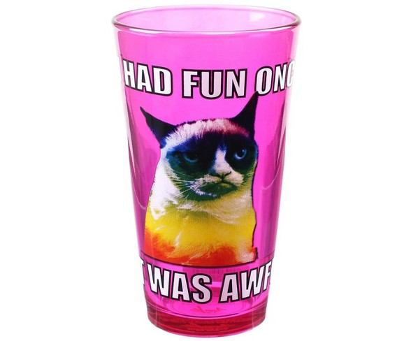 Grumpy Cat Fun 16oz Pint Glass