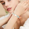 Cross Beaded Bracelets for Women, Inspirational Natural Heart Religious Bracelets for Women - 2 of 4