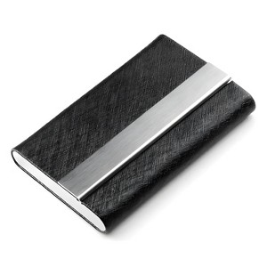 Kitcheniva Slim Metal PU Leather Pocket Card Holder - 1 of 2