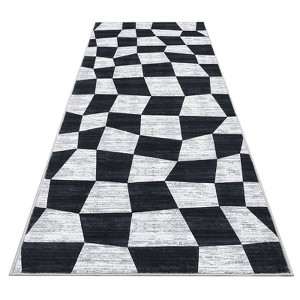 COZONY Washable Boho Vintage Low Pile Area Rug for Living Room Bedroom Dining Room - 1 of 4