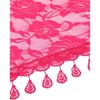 INSPIRE CHIC Lace Rose Floral Tassel Mesh Triangle Head Covering Mantilla Scarves 1Pc - 4 of 4