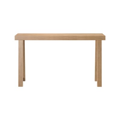 Blonde Pinewood 56" Rectangular Console Table