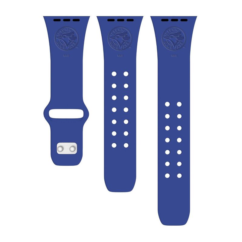 MLB Toronto Blue Jays Wordmark Engraved Apple Watch Band, 2 of 4