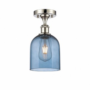Bella - 1 Light Semi-Flush Mount In Industrial Style-10.75 Inches Tall and 5.5 Inches Wide - 1 of 1