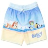 Bluey UPF 50+ Pullover Rash Guard and Swim Trunks Outfit Set Toddler - 4 of 4