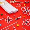 Bright Creations 400 Pcs White Pipe Cleaners Chenille Stems for DIY Arts & Crafts Decorations, 6 mm x 12 in - 2 of 4