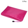 Unique Bargains Waterproof Cloth Zipper Home Office Travel File Bags 5 Pcs - 3 of 4