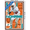 Trends International NFL Miami Dolphins - De'Von Achane 25 Framed Wall Poster Prints - 3 of 4