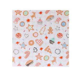 Daydream Society - Baking Spirits Bright Pink Print Large Napkins - Pack of 16 Paper Napkins - 1 of 3