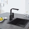 WOWOW Single Handle Deck Mount Stainless Steel Bar Faucet  in Brushed Nickel - 3 of 4