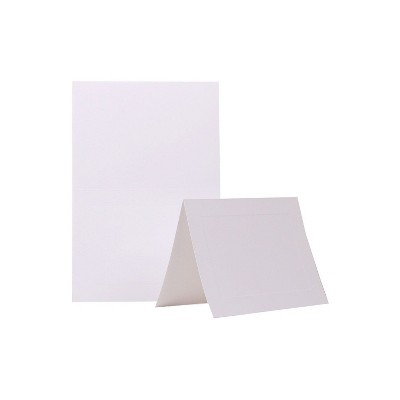 Natural 100lb 5x7 Folded Card - High-Quality, Sturdy Paper, JAM Paper