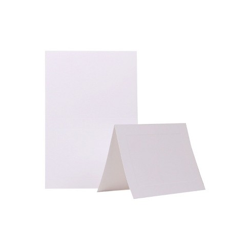 Jam Paper Smooth Formal Notecards White Panel 309927 : Target