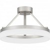 Quoizel Lighting Cohen 1 - Light Semi-Flush Mount in  Brushed Nickel - 4 of 4