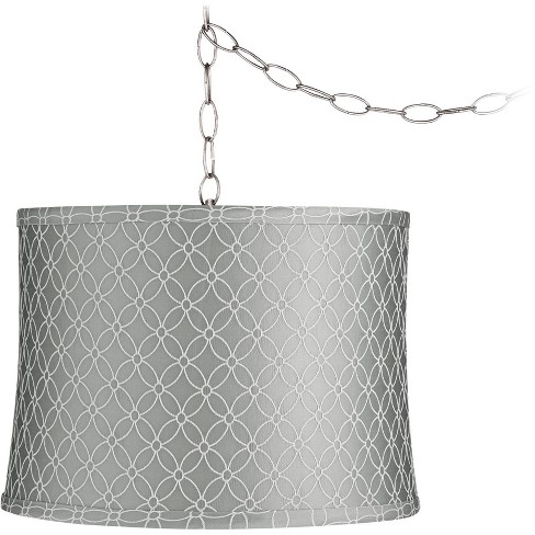 Modern swag hot sale chandelier