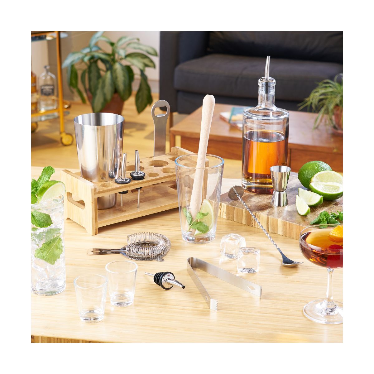 True Ultimate Barware Set with Wooden Stand - thumbnail 7