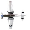 North American P-51D Mustang Fighter Aircraft United States Army Air Forces "Air Power Series" 1/48 Diecast Model Hobby Master - 3 of 4