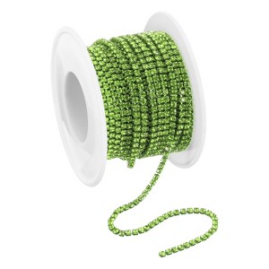 Unique Bargains DIY Clothing Decoration Crystal Rhinestone Sew on Close Claw Chain Trim - 1 of 4