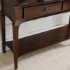 Leick Home Stratus Two Drawer Sofa Table in Heartwood Cherry - 3 of 4