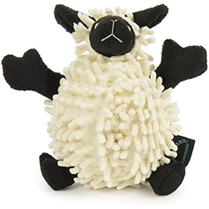 goDog Fuzzy Wuzzy Lamb Squeaky Plush Dog Toy, Chew Guard Technology - Assorted, Small - 1 of 1