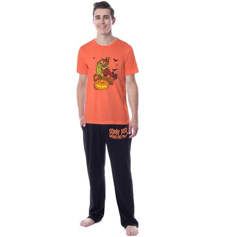 Scooby-doo Mens' Shaggy Spooky Where Are You Sleep Pajama Set Shirt Pants  (xs) : Target