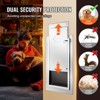 VEVOR Pet Door, 14.25" x 21.1" Metal Frame with Lock and 3-Flap System, Weatherproof Doggy Door, White - 3 of 4