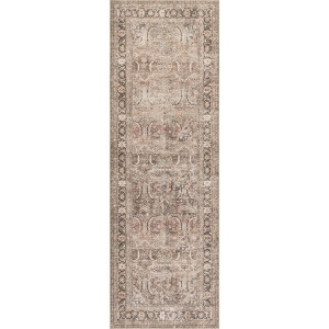 Nuloom Hillstone Collection Deidra Traditional Vintage Medallion Area Rug - 1 of 4