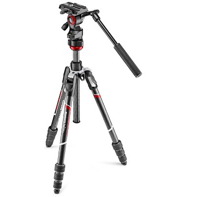 Manfrotto Befree Live Carbon Fiber Video Tripod Kit with Fluid Head Twist