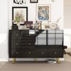 Famapy Sleek Dresser with 9 Drawers and Metal Handles - 2 of 4