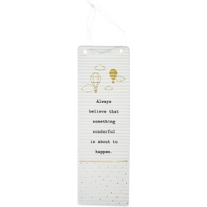 Pavilion Gift Company - Always Believe - 7.25" Hanging Plaque - Wall Sign Panels - 1 of 4
