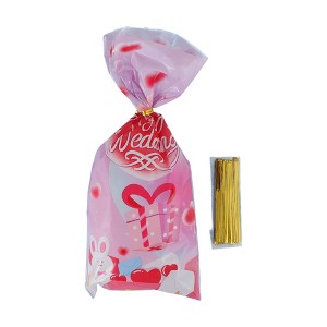 Unique Bargains Gift Wrap Paper Valentine'S Day Handbag PP 50 Pcs - 1 of 4