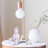Set of 2 Kante Composite Sitting Buddha Statues Tealight Candle Holders Gray - Rosemead Home & Garden, Inc. - 3 of 4