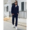 Men's Tracksuits 2 Piece Hooded Athletic Sweatsuit Zip Jogging Sportsuits - 3 of 4