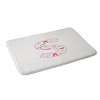 Deny Designs April Lane Art Fancy Bow Monogram Memory Foam Bath Mat - 2 of 4