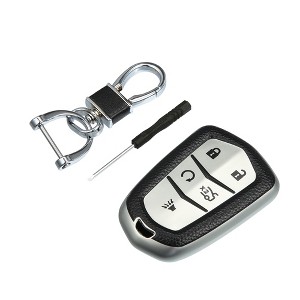 Unique Bargains TPU 360 Degree Smart Key Fob Case Cover for Cadillac CTS 1 Set - 1 of 4