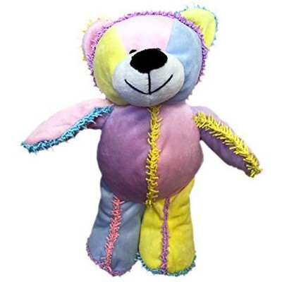 Multipet 48046 Multicolored Crew Cut Trim Bear Dog Toy