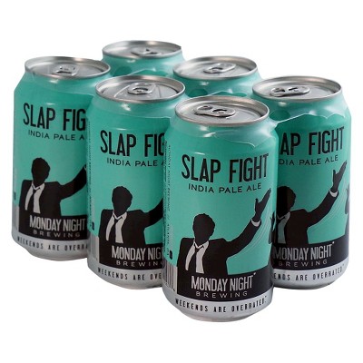 Monday Night Slap Fight Ale Beer - 6pk/12 fl oz Cans