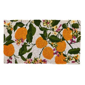 TAG 1'6" x 2'6"  Lemoncello Coir Mat Rectangle Indoor and Outdoor Coir Door Welcome Mat - 1 of 1