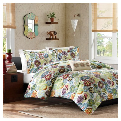 White/Blue/Green Tula Quilted Coverlet Set King 4pc : Target