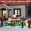 GOTGELIF 9.5FT Inflatable Merry Christmas Sign with LED Lights Outdoor Holiday Decoration - 4 of 4