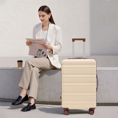 20"/24"/28" 3 pcs/set in ABS Spinner Wheel Luggage, Carry on Suitcase, Matching Color, TSA Combination Lock