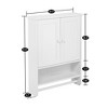 Karl Home Wall Hanging Cabinet with Two Doors Wall Washer Storage Cabinet - 4 of 4