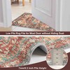 BAGOKIE Washable Vintage Boho Floral Runner Rug - 3 of 4