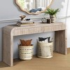 Allyson Vintage Crafted Console Table With Hidden Handle Drawers,Entryway Table,Living Room Furniture,Indoor Furniture- Maison Boucle - 2 of 4