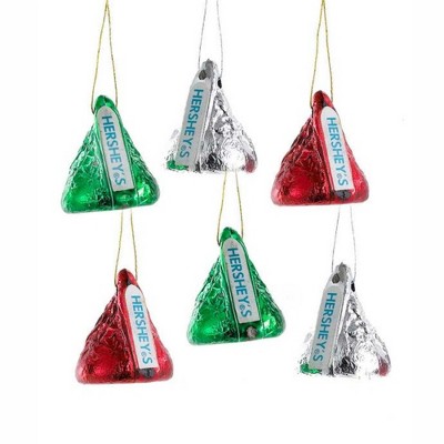 Holiday Ornament 1.0" Hershey Mini Kisses Chocolate  -  Ornament Sets