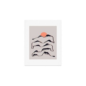 Viviana Gonzalez Lineart Mountains Experience 2 Unframed Wall Art - Deny Designs - 1 of 4