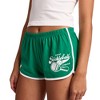 Pickleball Embroidered Graphic Women's Green Dolphin Shorts - 2 of 4
