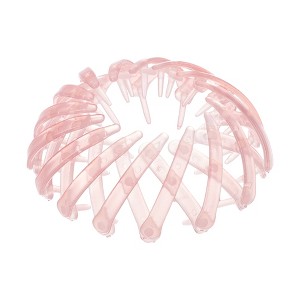 Unique Bargains Fashion Bird's Nest Claw Clips Pink 1 Pc - 1 of 4
